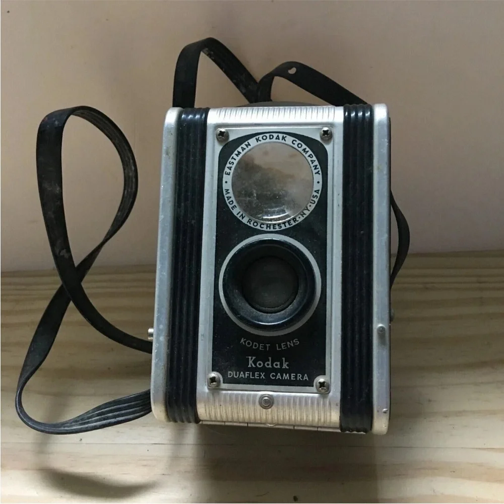 Kodak Duaflex Black and Silver Camera